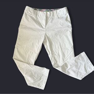 Vintage Boden White Capri Pants